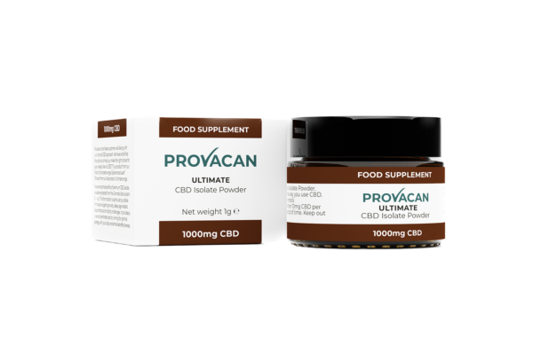אבקת סיבידי טהור CBD 1000 mg של פרובקאן (Provacan)