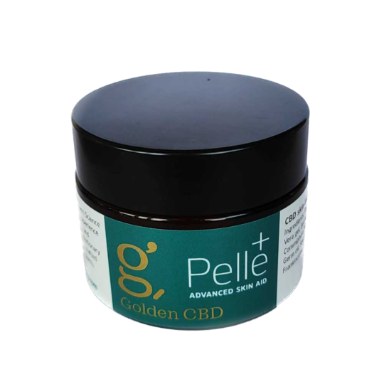 משחת CBD וצמחי מרפא לעור PELLE + של Golden CBD