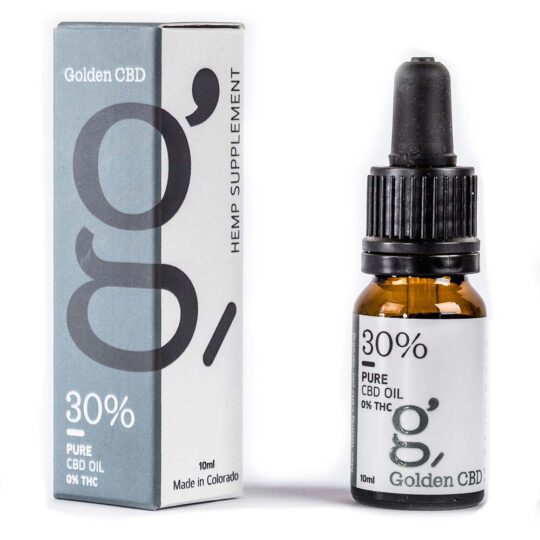 שמן CBD 30% של חברת גולדן CBD (Golden CBD)עם 3000 mg סיבידי